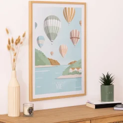 ATMOSPHERA Affiche encadrée vie "Claude"