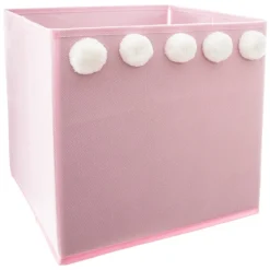 ATMOSPHERA Bac de rangement enfant pompons Clearance