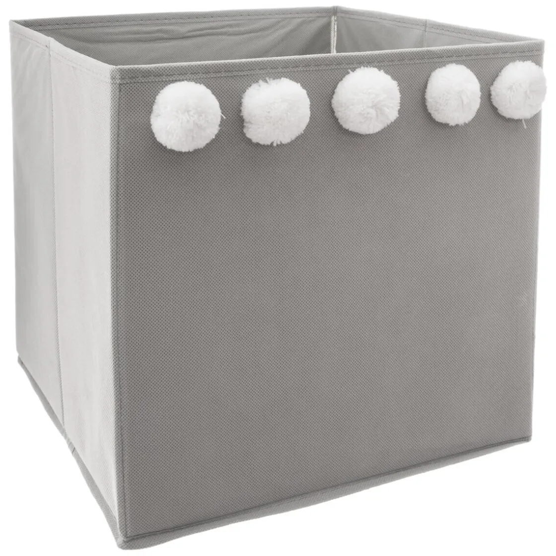 ATMOSPHERA Bac de rangement enfant pompons Best