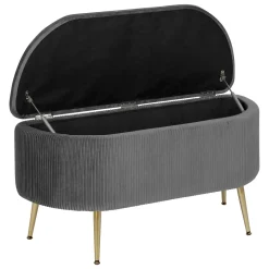 ATMOSPHERA Banc coffre velours 