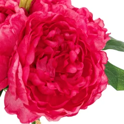 ATMOSPHERA Bouquet de 4 pivoines artificielles 