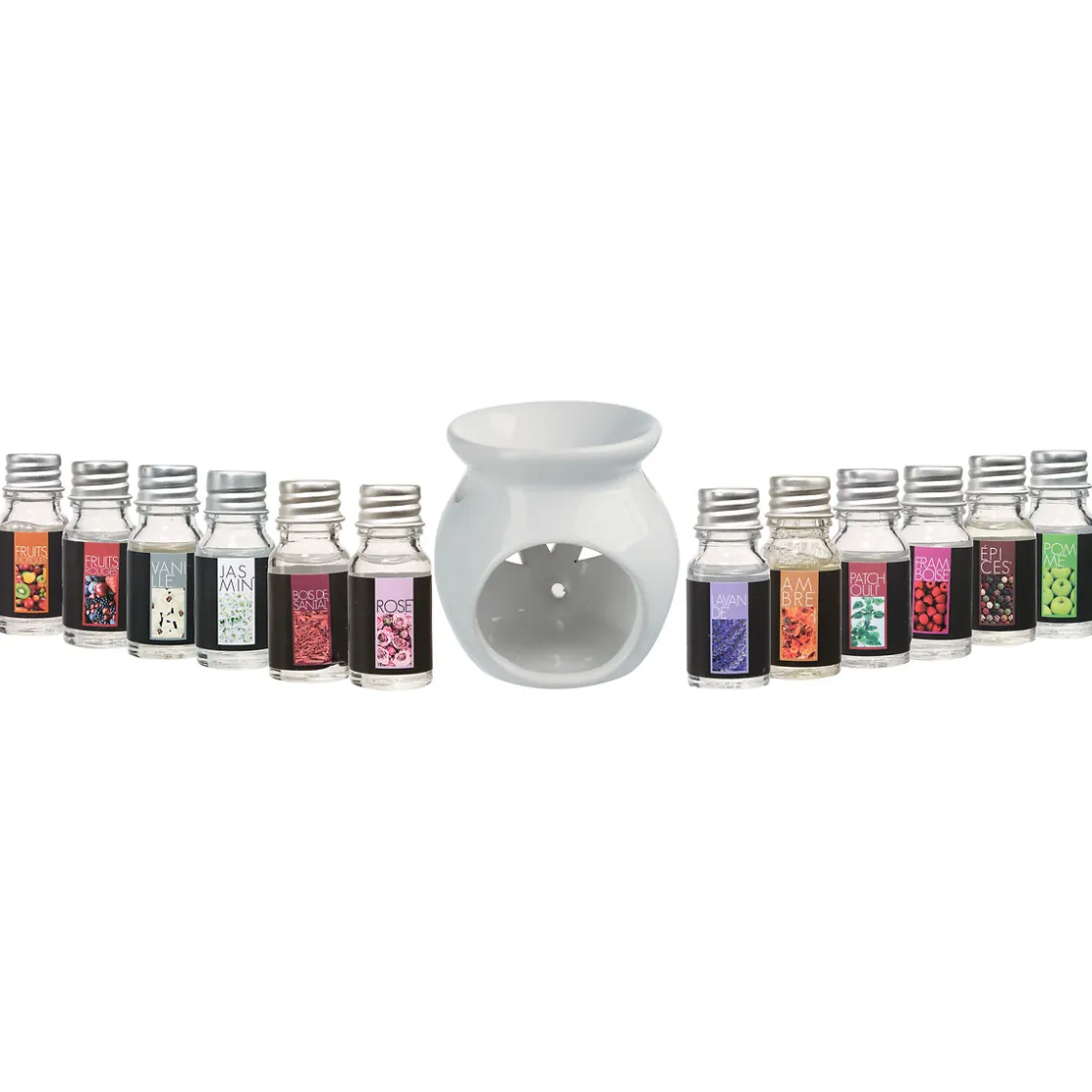 ATMOSPHERA Brûle-parfum avec 12 huiles Clearance