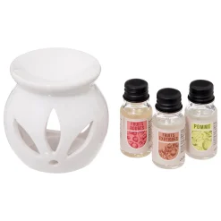 ATMOSPHERA Brûle-parfum avec 3 huiles Outlet