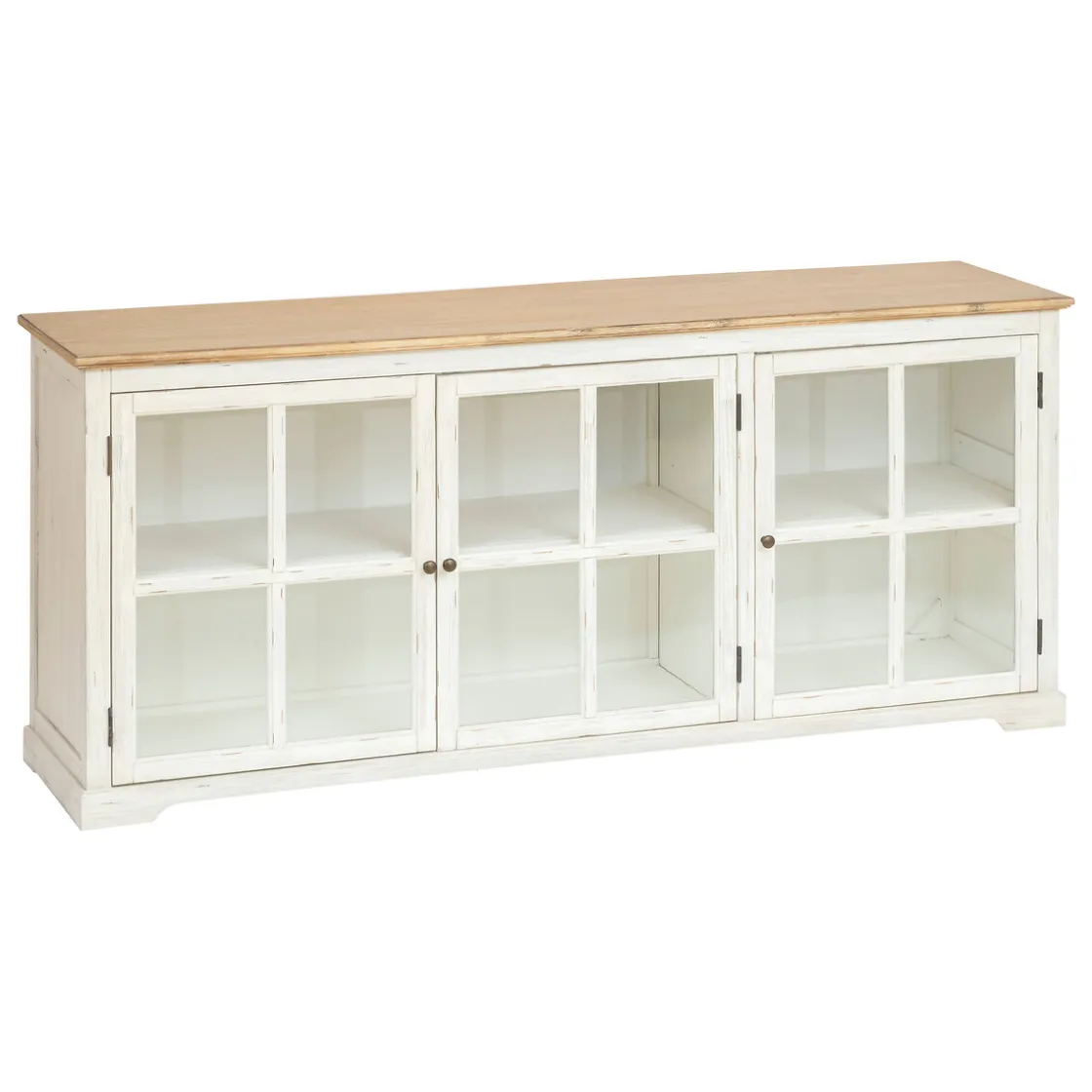 ATMOSPHERA Buffet 3 portes en verre "Olbia" Clearance