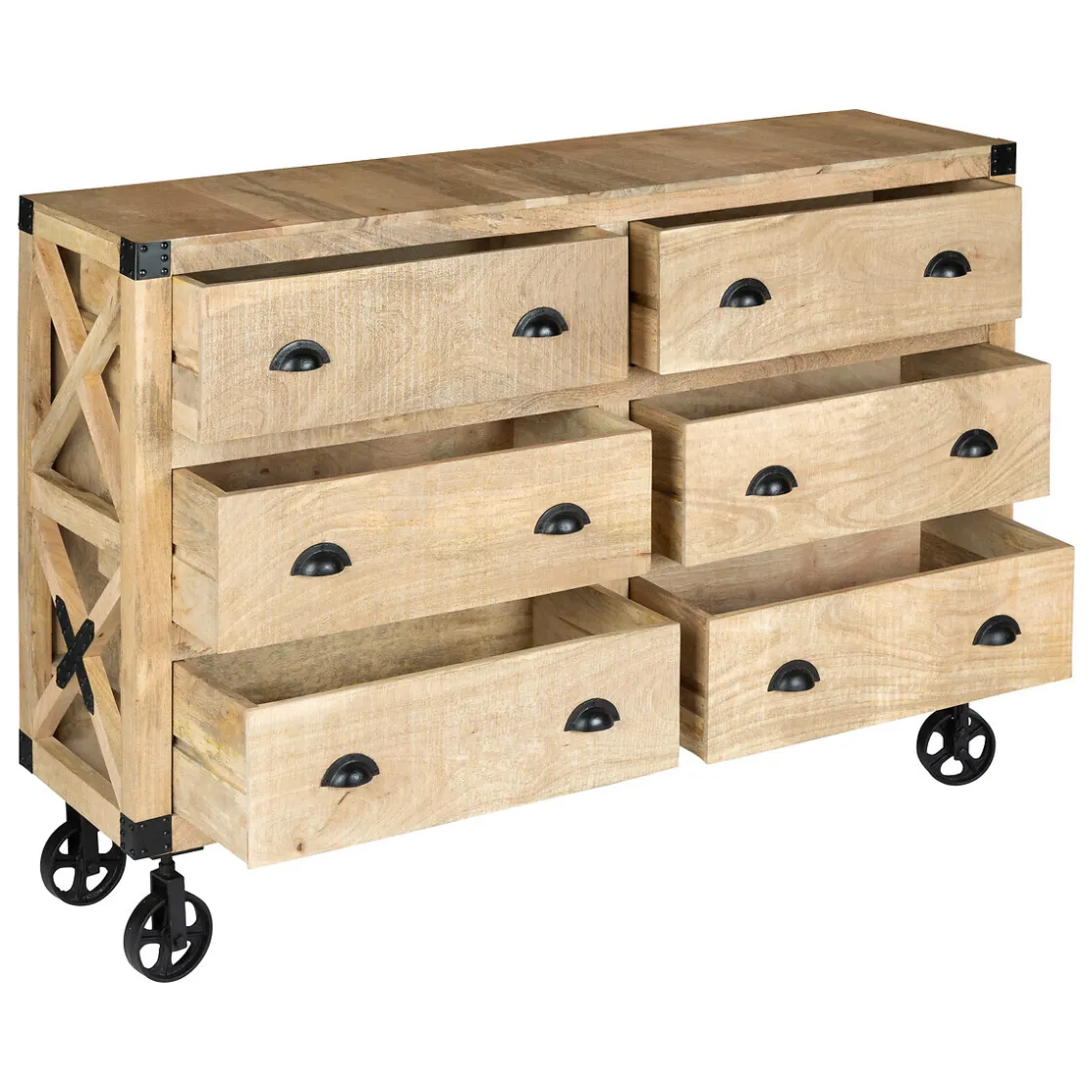 ATMOSPHERA Buffet 6 tiroirs "Silas" Sale