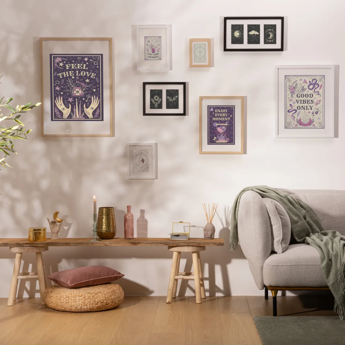ATMOSPHERA Cadre photo bois "Eva" Online