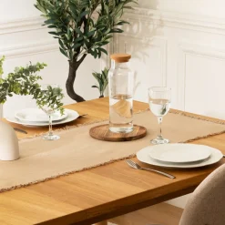 ATMOSPHERA Chemin de table "Maha", coton Clearance