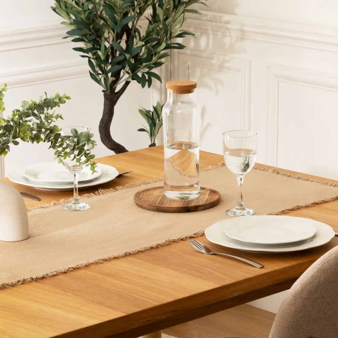 ATMOSPHERA Chemin de table "Maha", coton Clearance