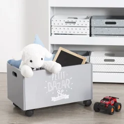 ATMOSPHERA Coffre à jouets à roulettes New