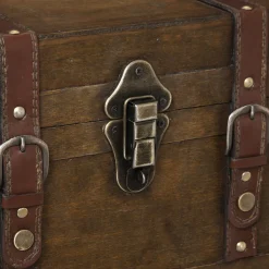 ATMOSPHERA Coffre bois foncé Online