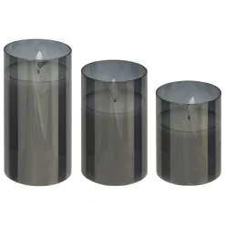 ATMOSPHERA Coffret 3 bougies LED "Sena" Best