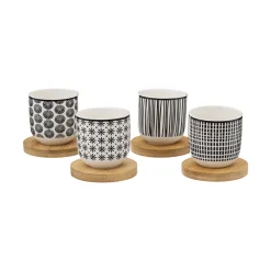 ATMOSPHERA Coffret 4 tasses "Bohemia" New