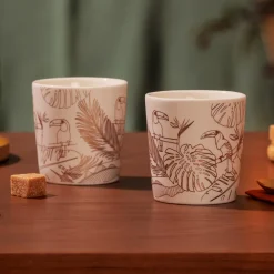 ATMOSPHERA Coffret 4 tasses espresso "Toucan" Discount