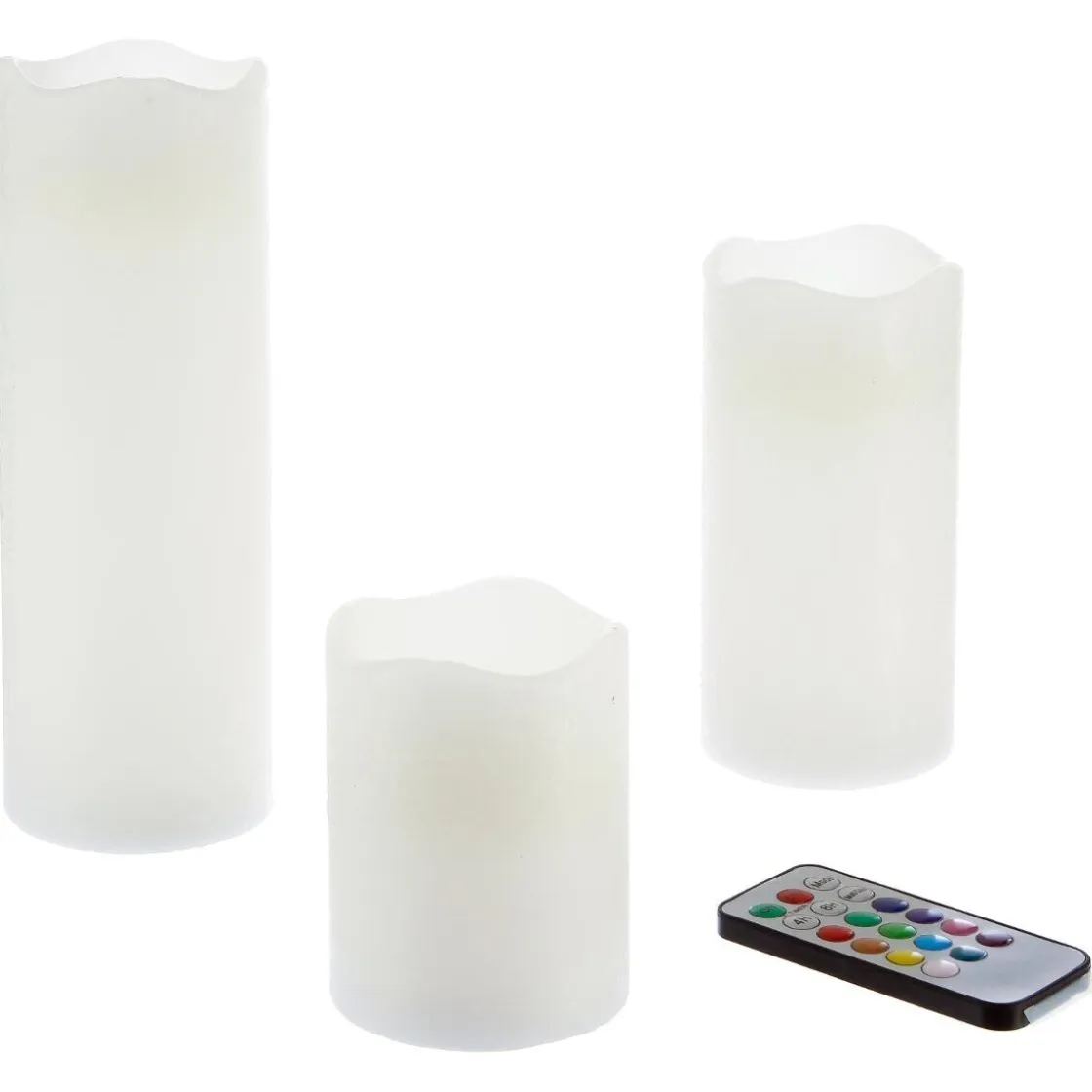 ATMOSPHERA Coffret de 3 bougies LED Best