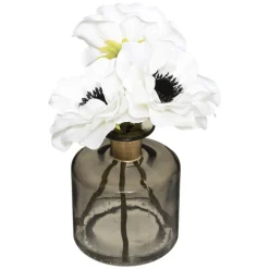 ATMOSPHERA Composition anémone artificielle avec vase Outlet