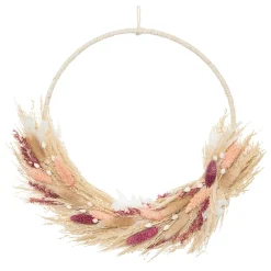 ATMOSPHERA Couronne de fleurs séchées