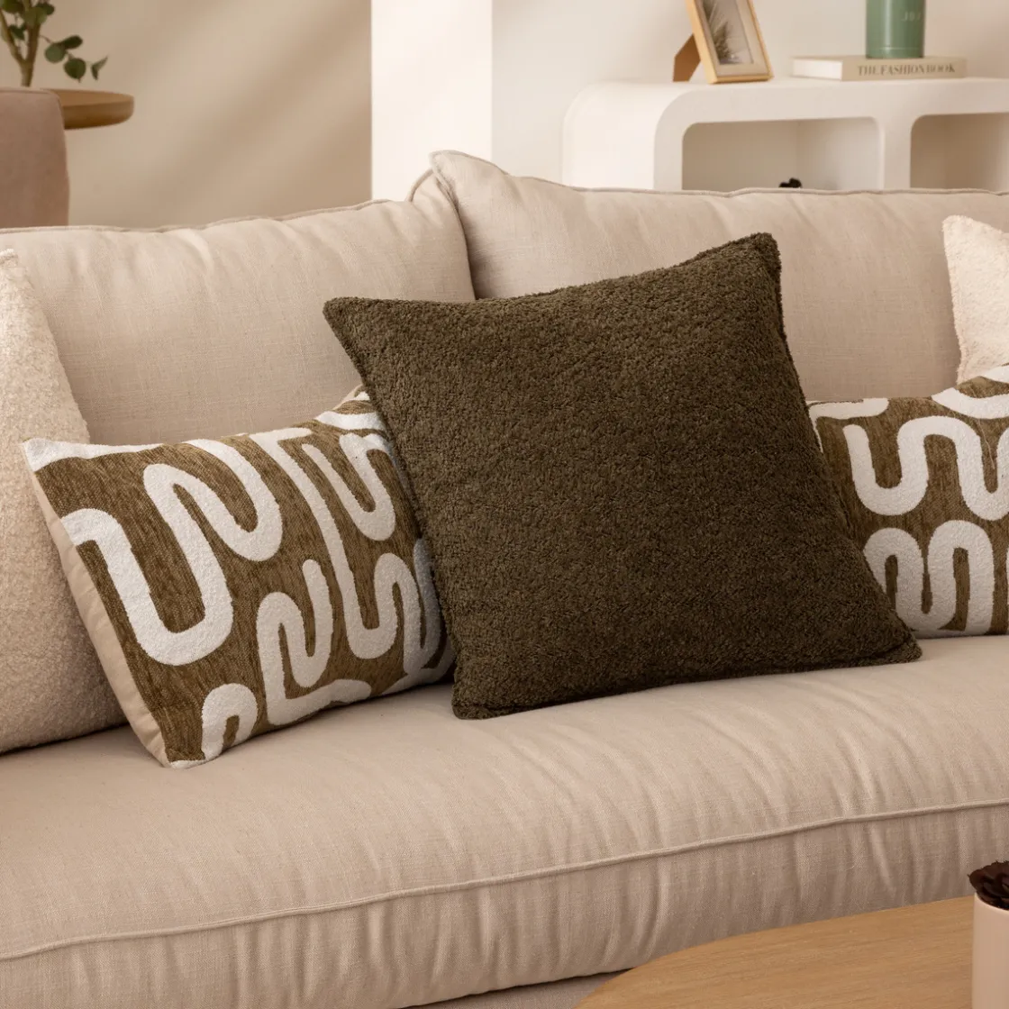 ATMOSPHERA Coussin bouclette "Soana" Online