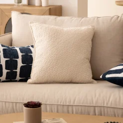 ATMOSPHERA Coussin bouclette "Soana"
