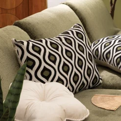 ATMOSPHERA Coussin "Twisted Lime"