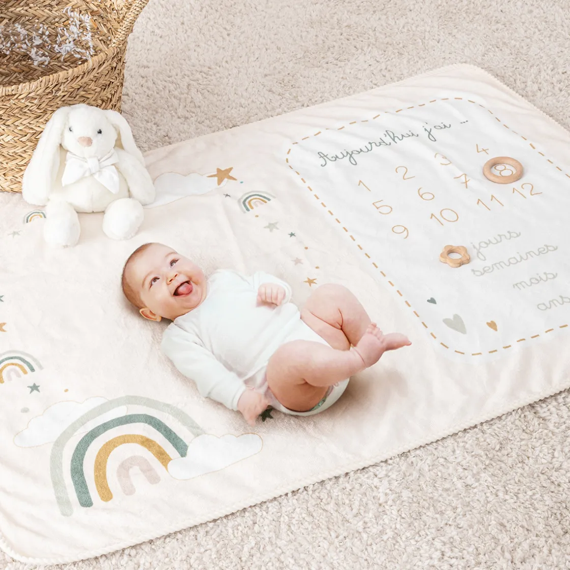 ATMOSPHERA Couverture étape bébé "Eloic" Sale