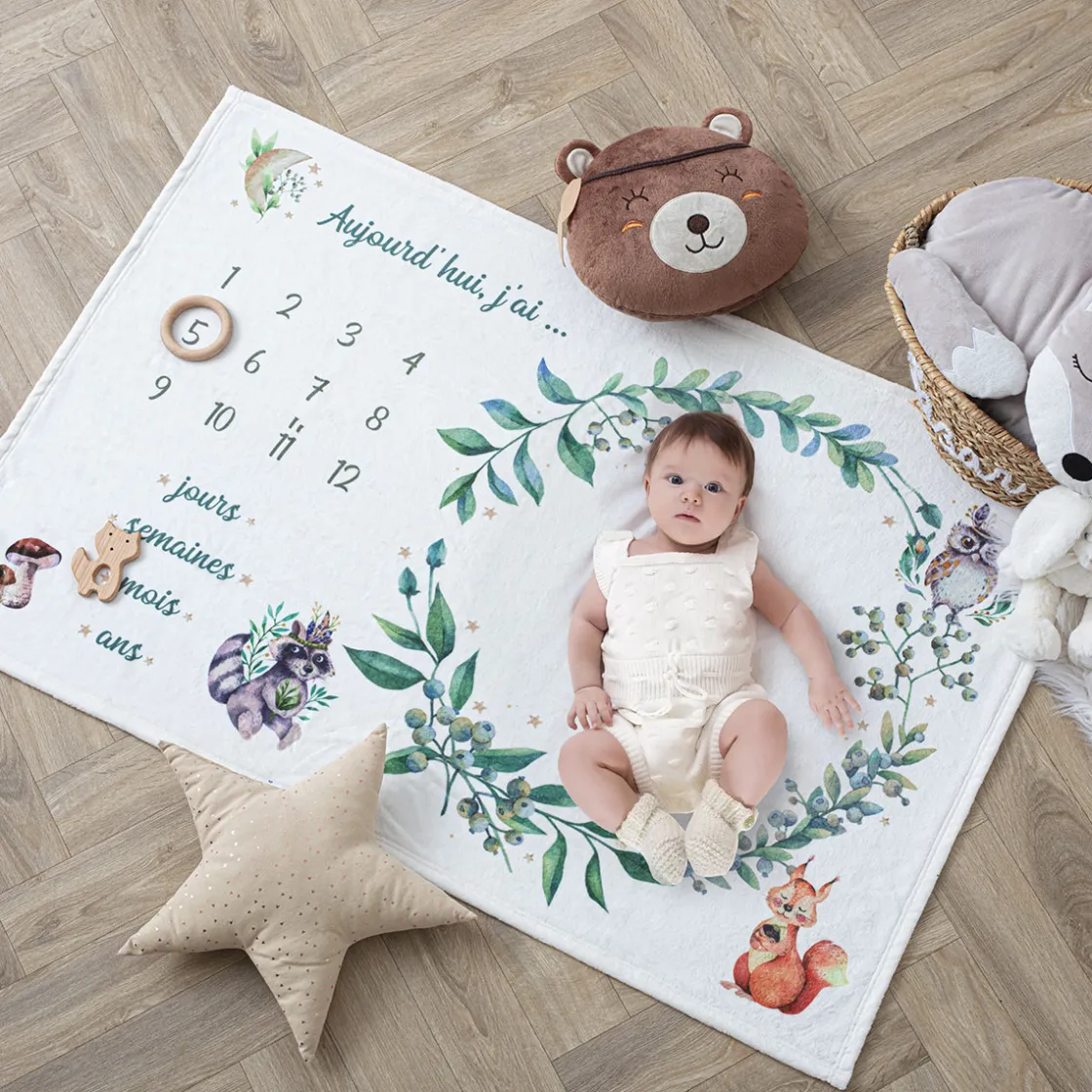 ATMOSPHERA Couverture étape bébé "Nature" New