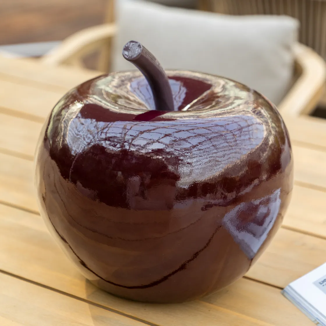 ATMOSPHERA Déco à poser d'extérieur pomme "Glossy" Hot