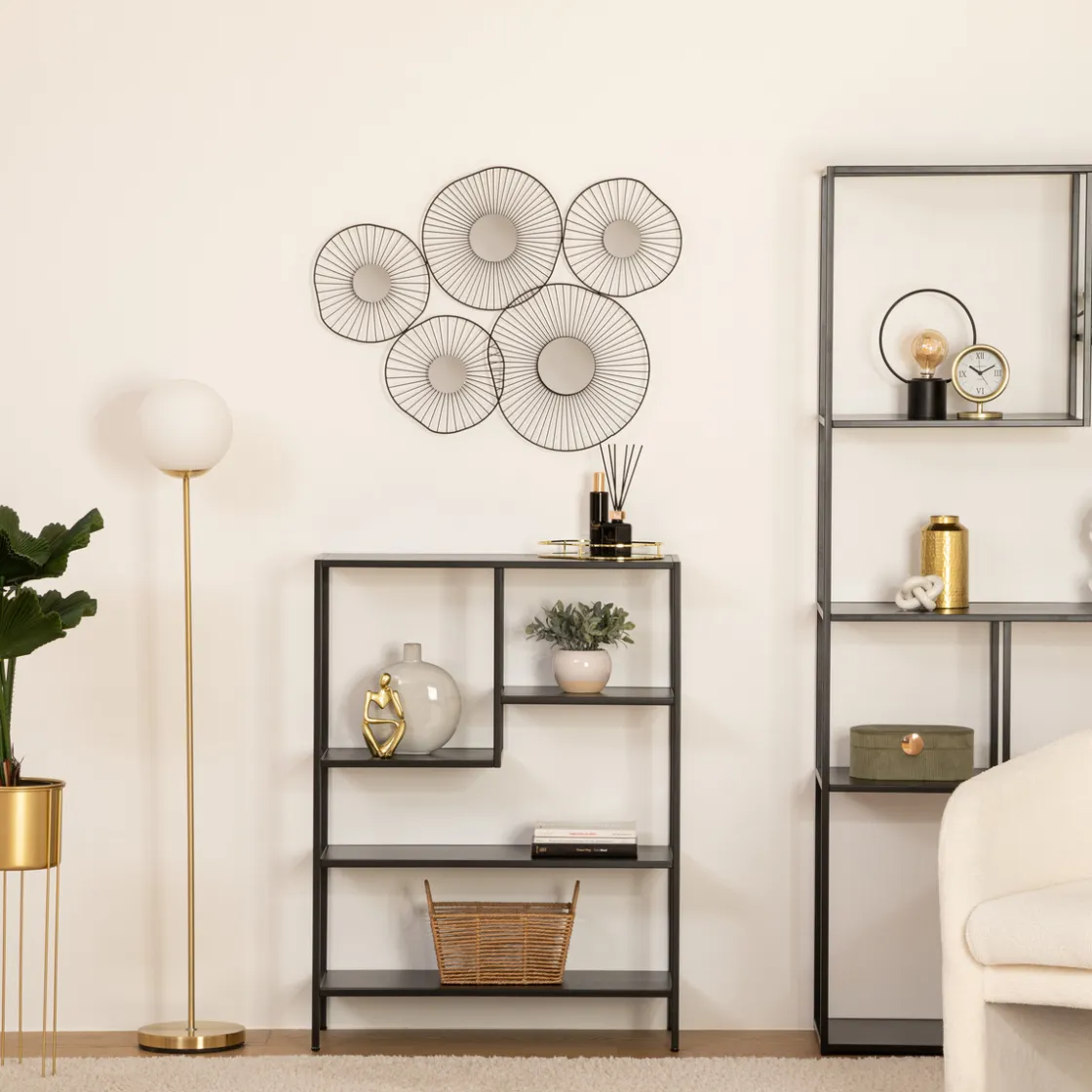 ATMOSPHERA Déco murale 5 miroirs "Oli" Discount