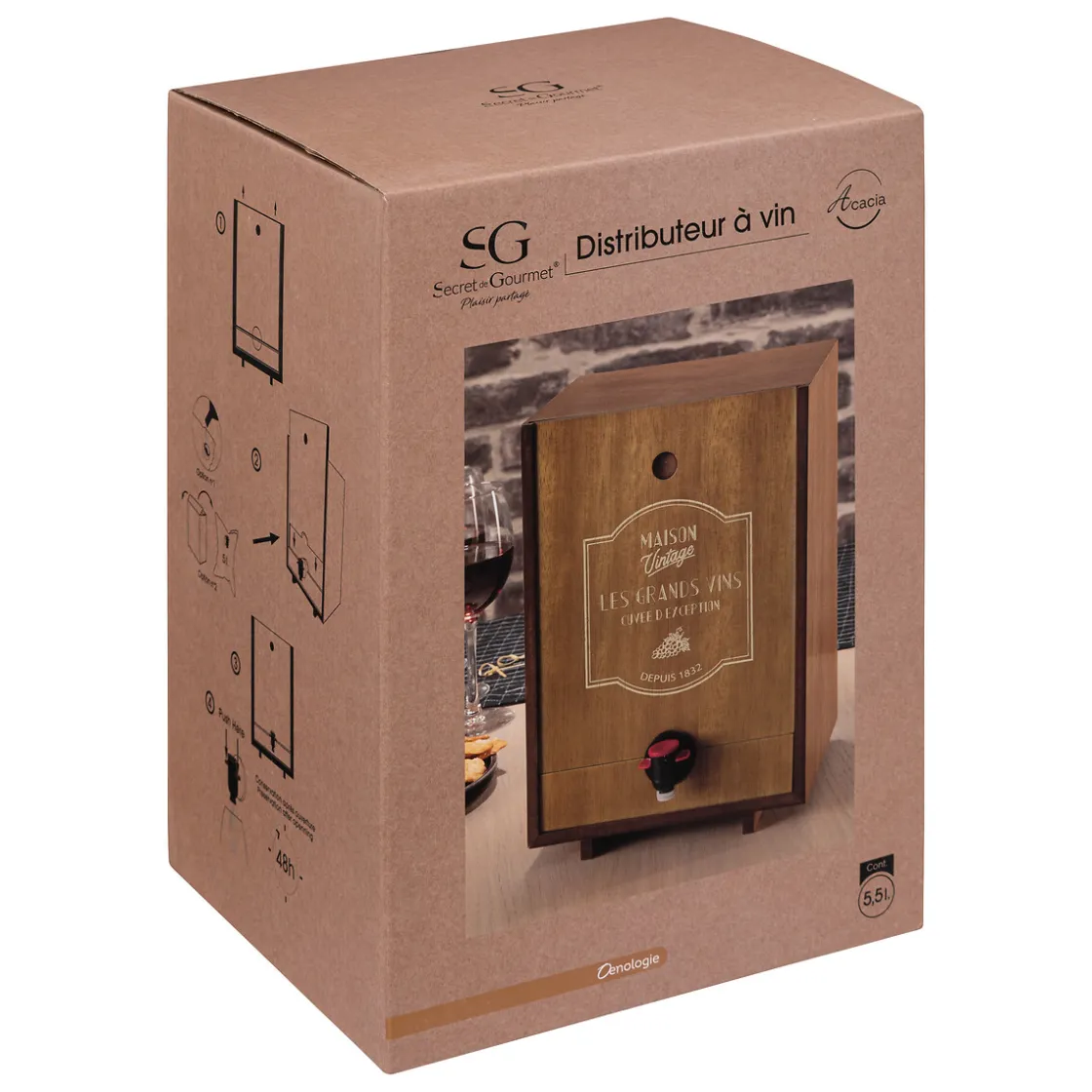 ATMOSPHERA Distributeur de vin "Le café bordelais" Hot