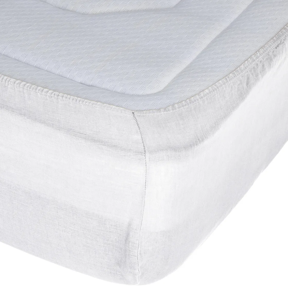 ATMOSPHERA Drap-housse "Linah", lin lavé Clearance