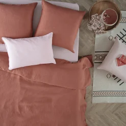 ATMOSPHERA Drap-housse "Linah", lin lavé Discount