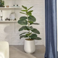 ATMOSPHERA Ficus artificiel en pot 