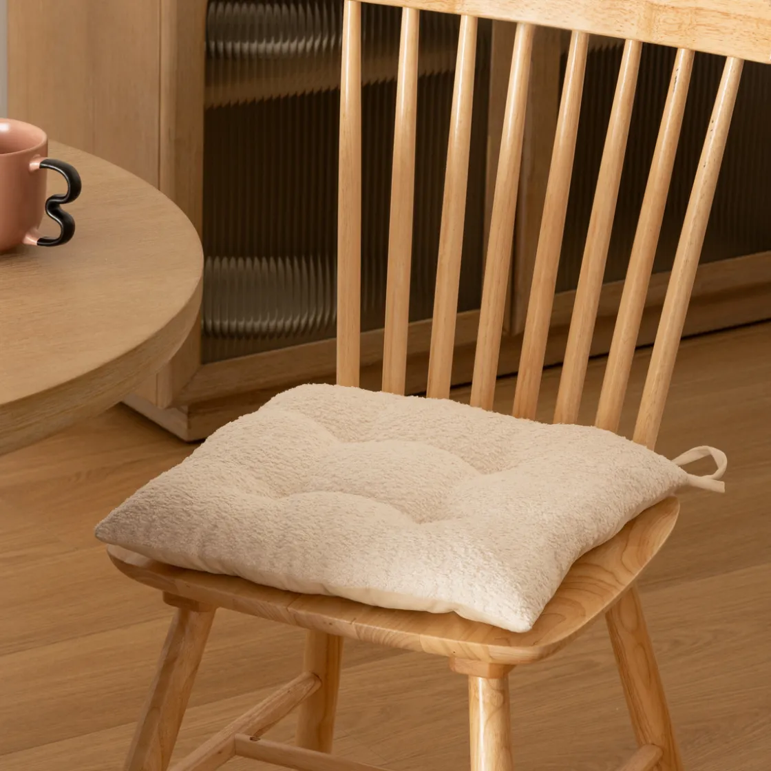 ATMOSPHERA Galette de chaise bouclette "Soana" Hot