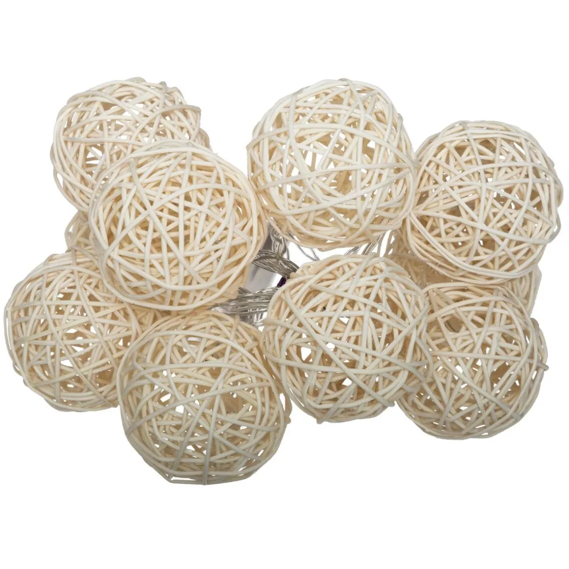 ATMOSPHERA Guirlande LED 10 boules, pile Online