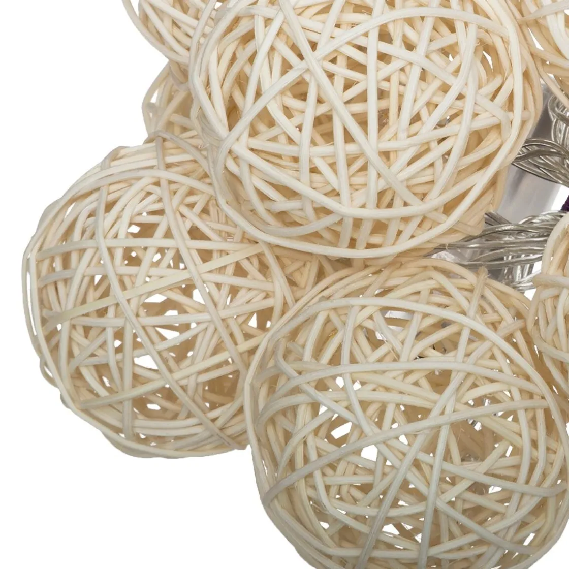 ATMOSPHERA Guirlande LED 10 boules, pile Online