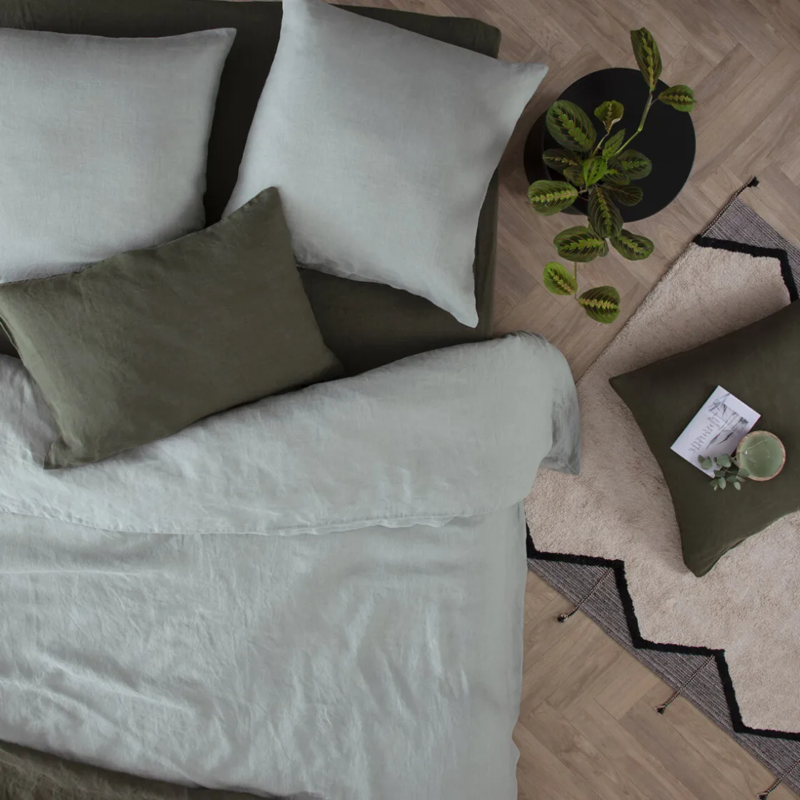 ATMOSPHERA Housse de couette "Linah", lin lavé Sale