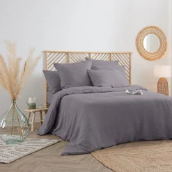 ATMOSPHERA Housse de couette "Linah", lin lavé Best