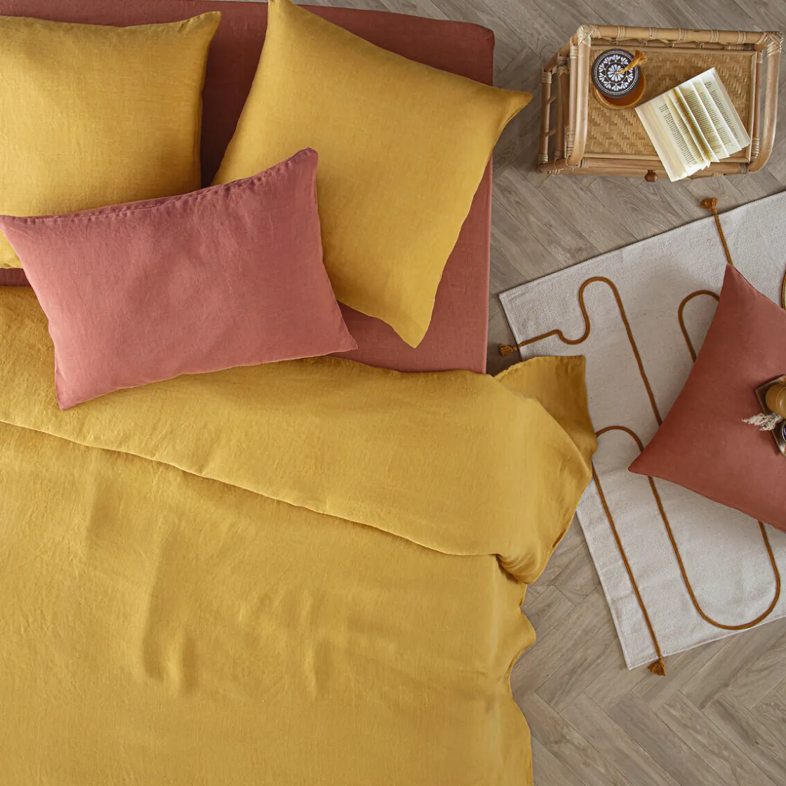 ATMOSPHERA Housse de couette "Linah", lin lavé Best