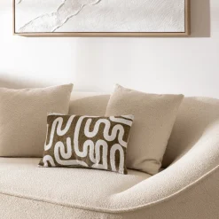 ATMOSPHERA Housse de coussin "Jeni", chenille Clearance