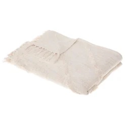 ATMOSPHERA Jeté de lit "Inca", coton tufté Sale