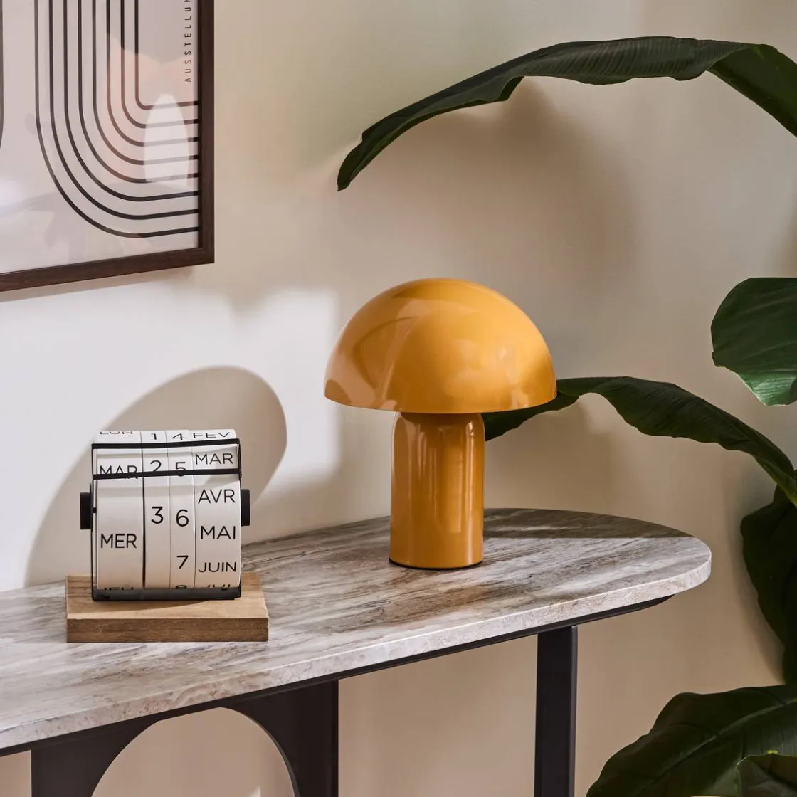 ATMOSPHERA Lampe champignon Secteur "Lito"