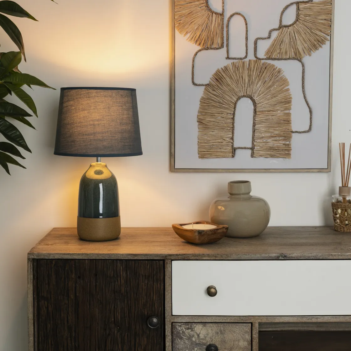 ATMOSPHERA Lampe "Pietra", céramique Discount