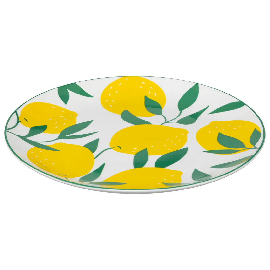 ATMOSPHERA Lot de 6 assiettes plates "Citron" Clearance