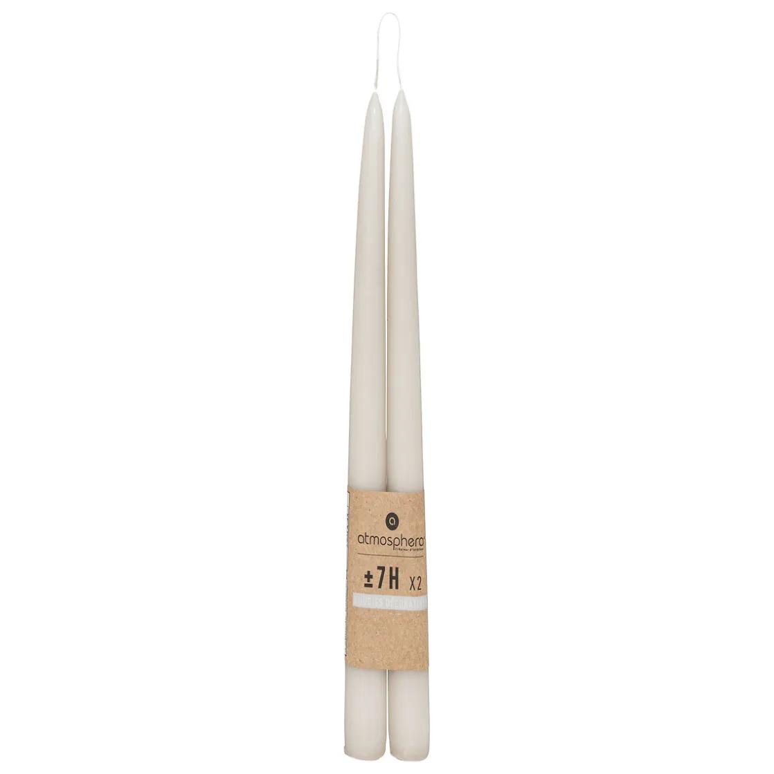 ATMOSPHERA Lot de 2 bougies bâtons "Hugo" Sale