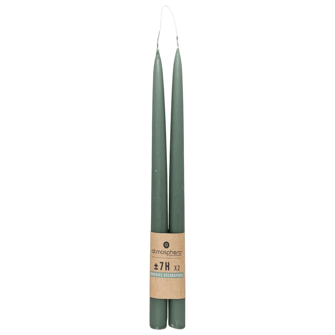 ATMOSPHERA Lot de 2 bougies bâtons "Hugo" Clearance