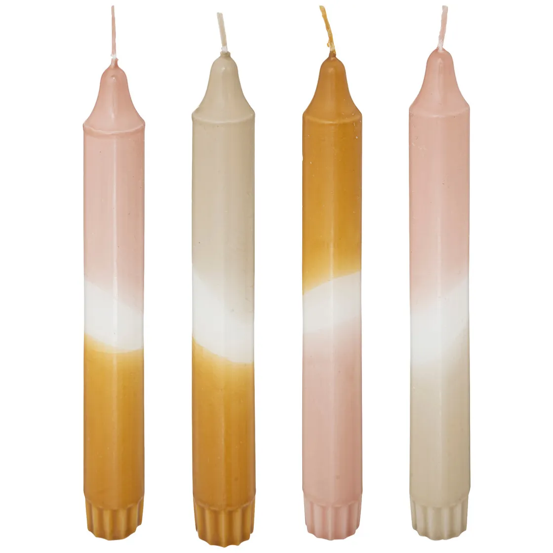 ATMOSPHERA Lot de 4 bougies bâtons "Laya" Outlet