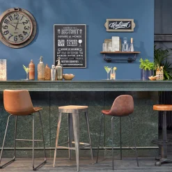 ATMOSPHERA Lot de 2 chaises de bar
