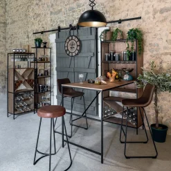 ATMOSPHERA Lot de 2 chaises de bar "Lois" Outlet