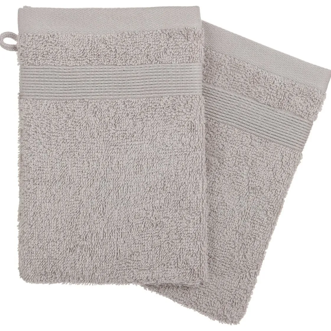 ATMOSPHERA Lot de 2 gants de toilette
