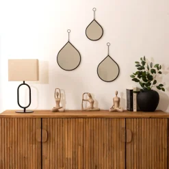 ATMOSPHERA Lot de 3 miroirs goutte "Leny" Outlet