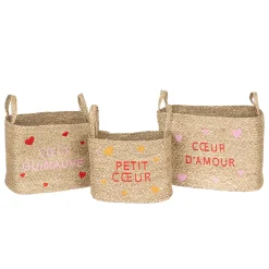 ATMOSPHERA Lot de 3 paniers enfant "Neree"